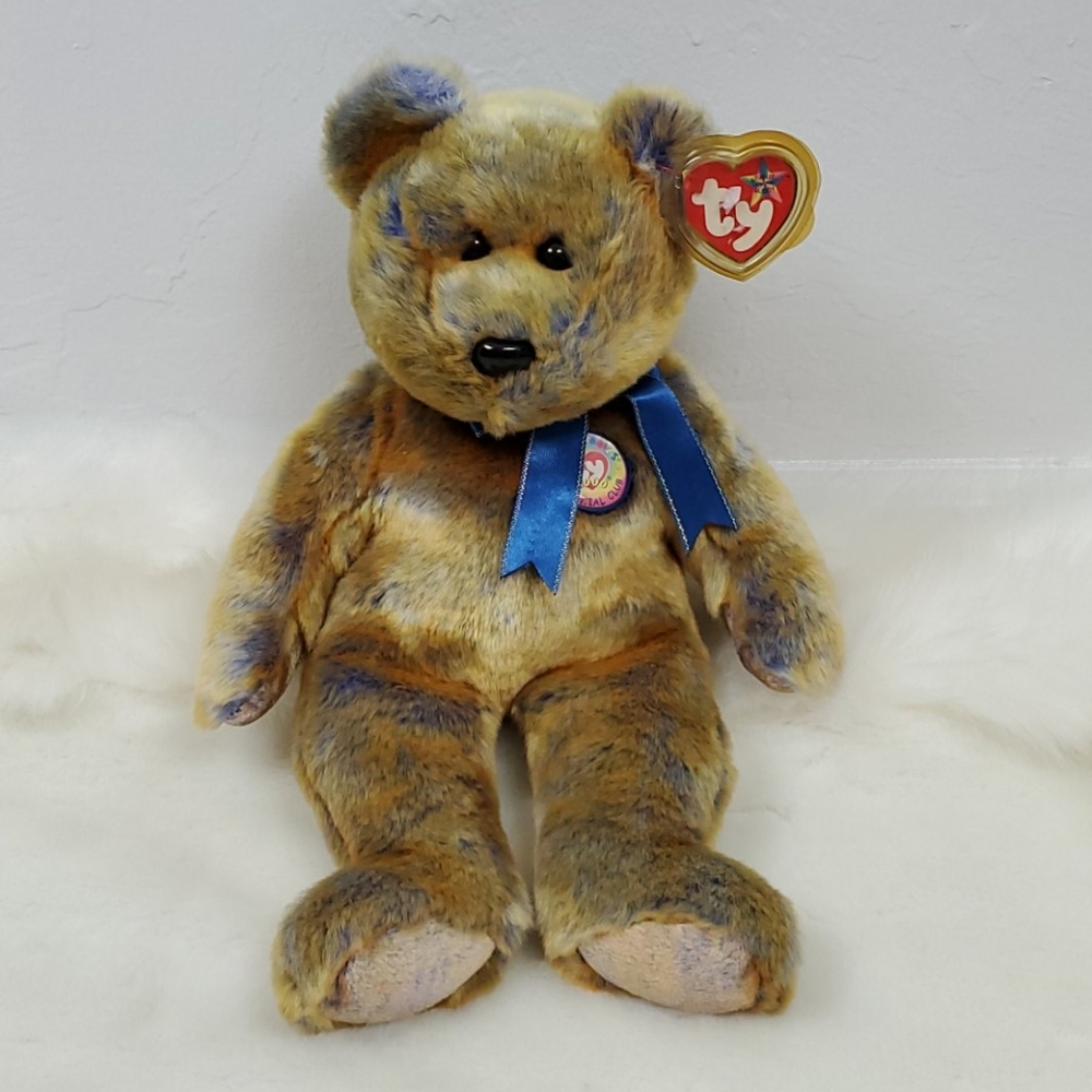 TY Beanie Babies 2000 official Club Bear
